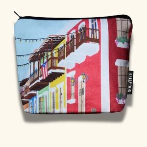 Rogative Viejo San Juan Chuchería Bag 7.25”H x 9.5”W x 2.5”D